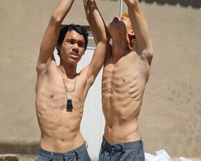 Big Red and Khan Flogged